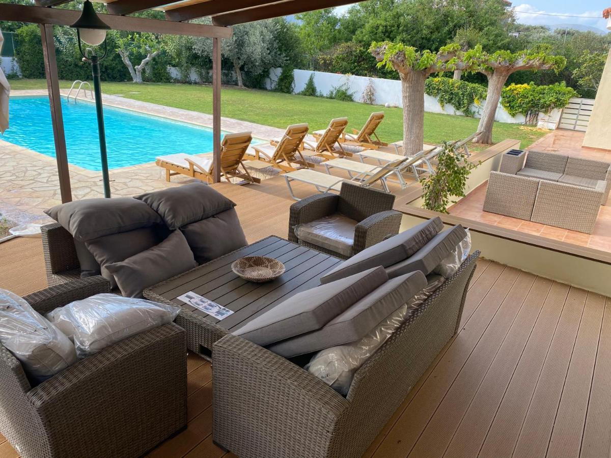Relaxing Villa With Swimming Pool And Garden Agios Georgios  Zewnętrze zdjęcie