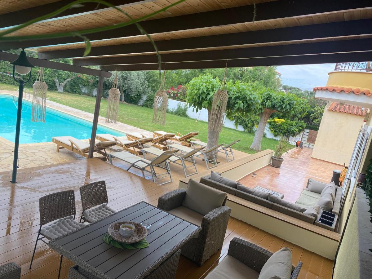 Relaxing Villa With Swimming Pool And Garden Agios Georgios  Zewnętrze zdjęcie