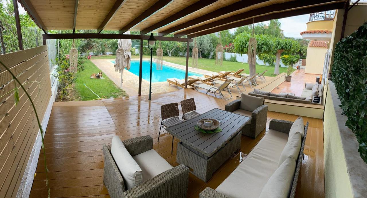 Relaxing Villa With Swimming Pool And Garden Agios Georgios  Zewnętrze zdjęcie